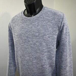 Banana Republic Crew Neck Sweater‎ Mens Large Blue Viscose Long Sleeve Pullover